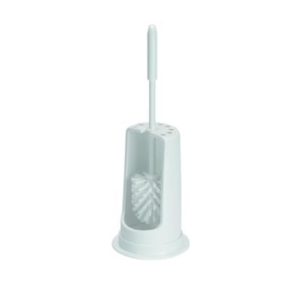 Semi Enclosed Toilet Brush Set - White